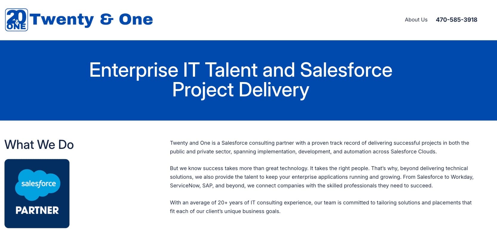 Twenty and One Technology Solutions image 1