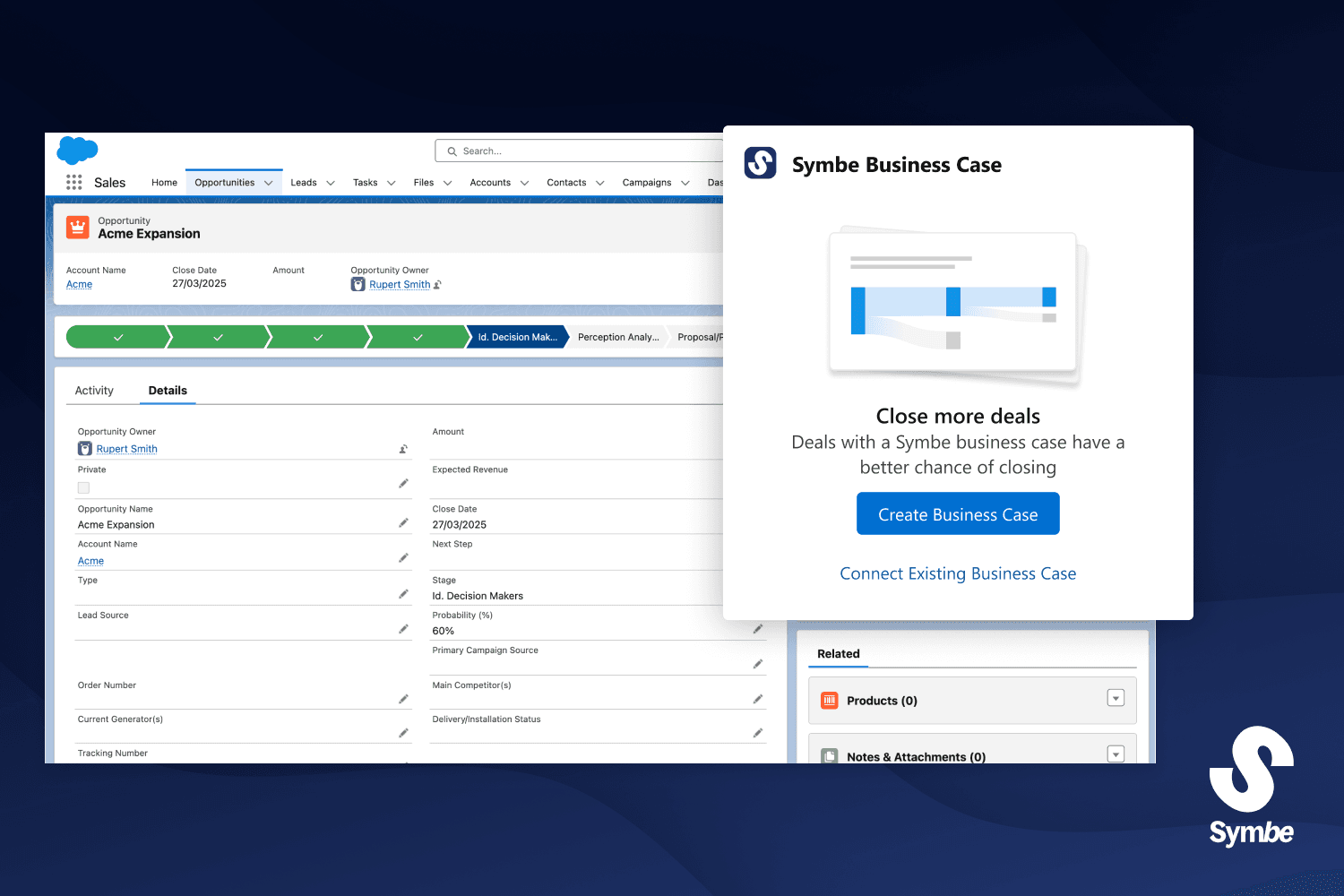 Create deal-winning business cases in seconds.