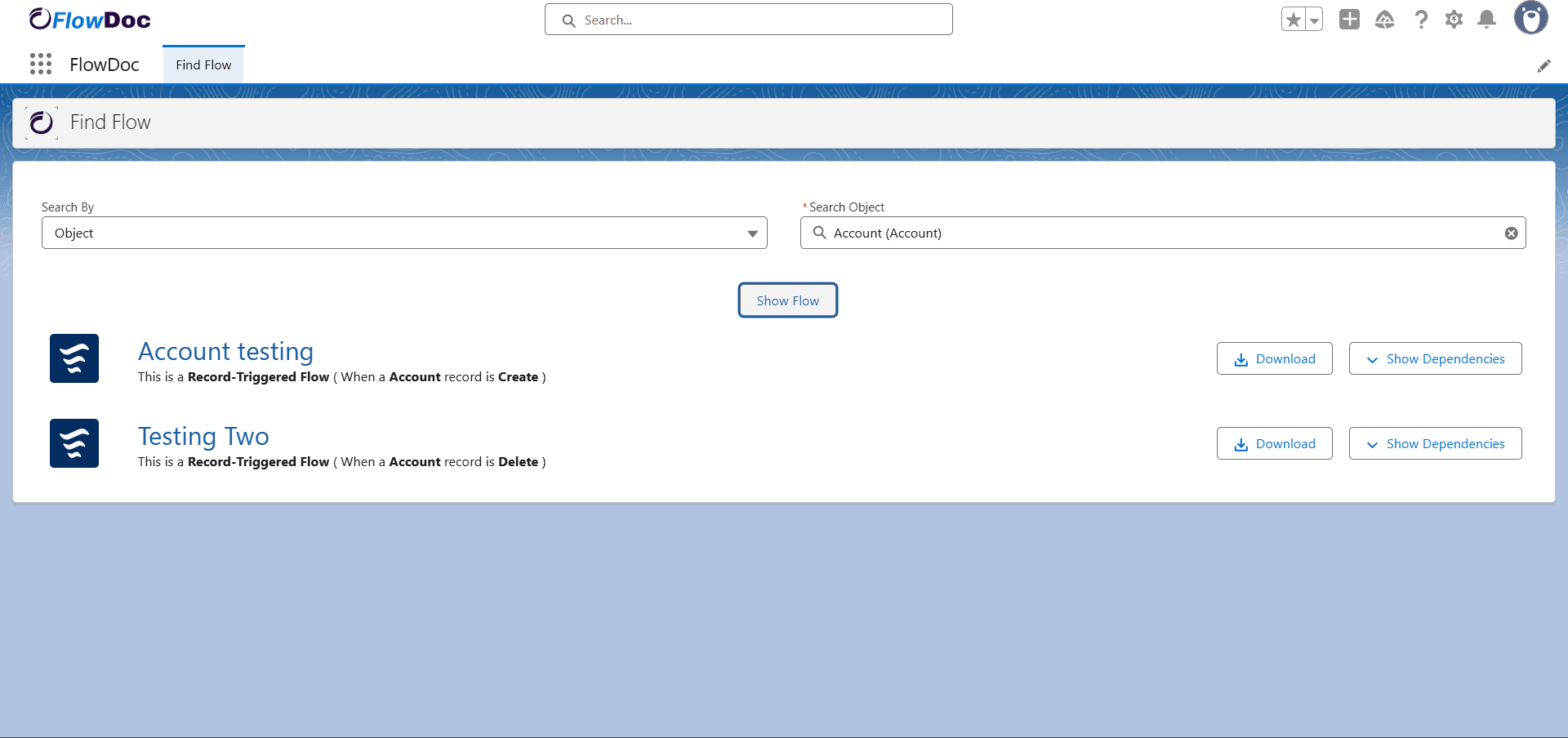 Search Flow