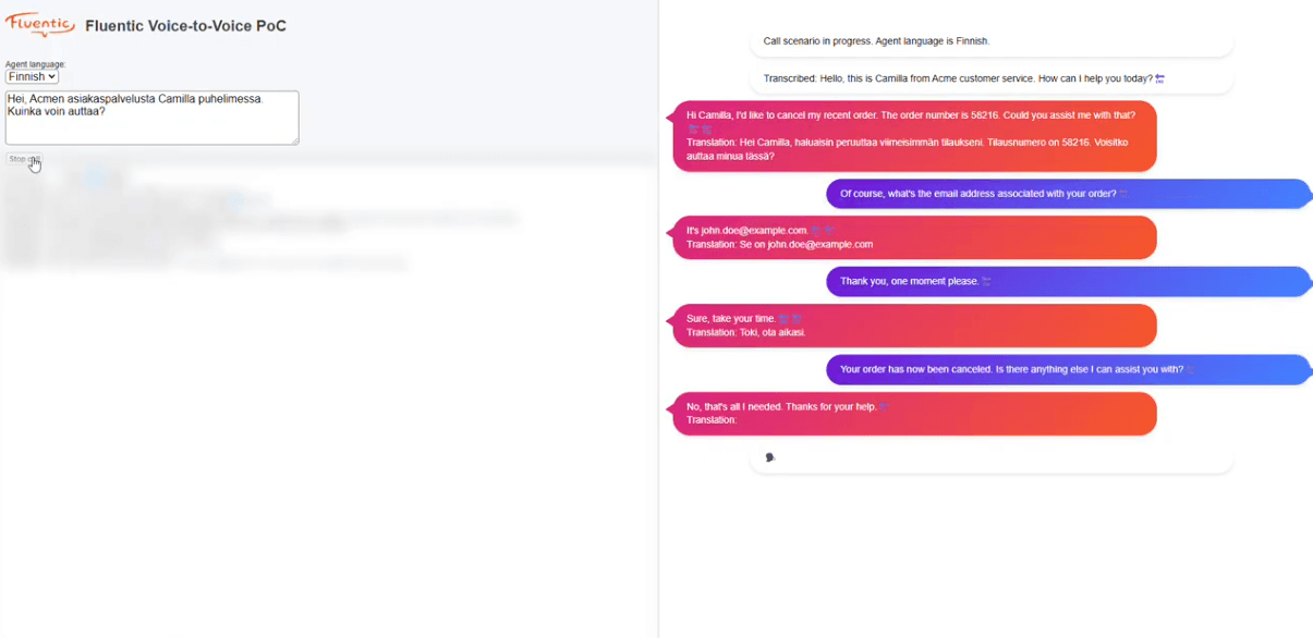 Voice-to-Voice Translations