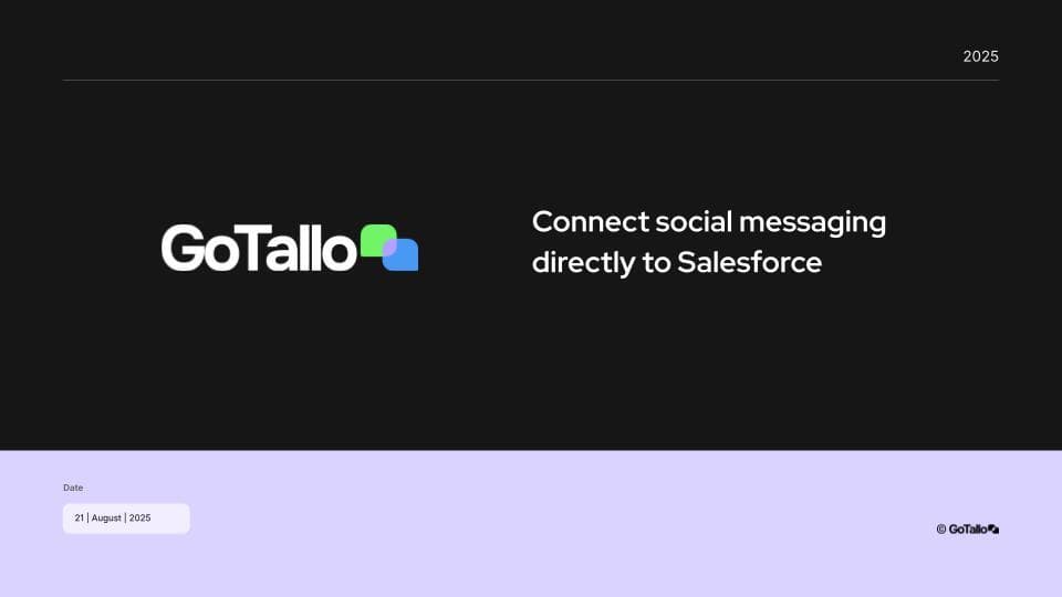Connect Social Messaging directly to Salesforce