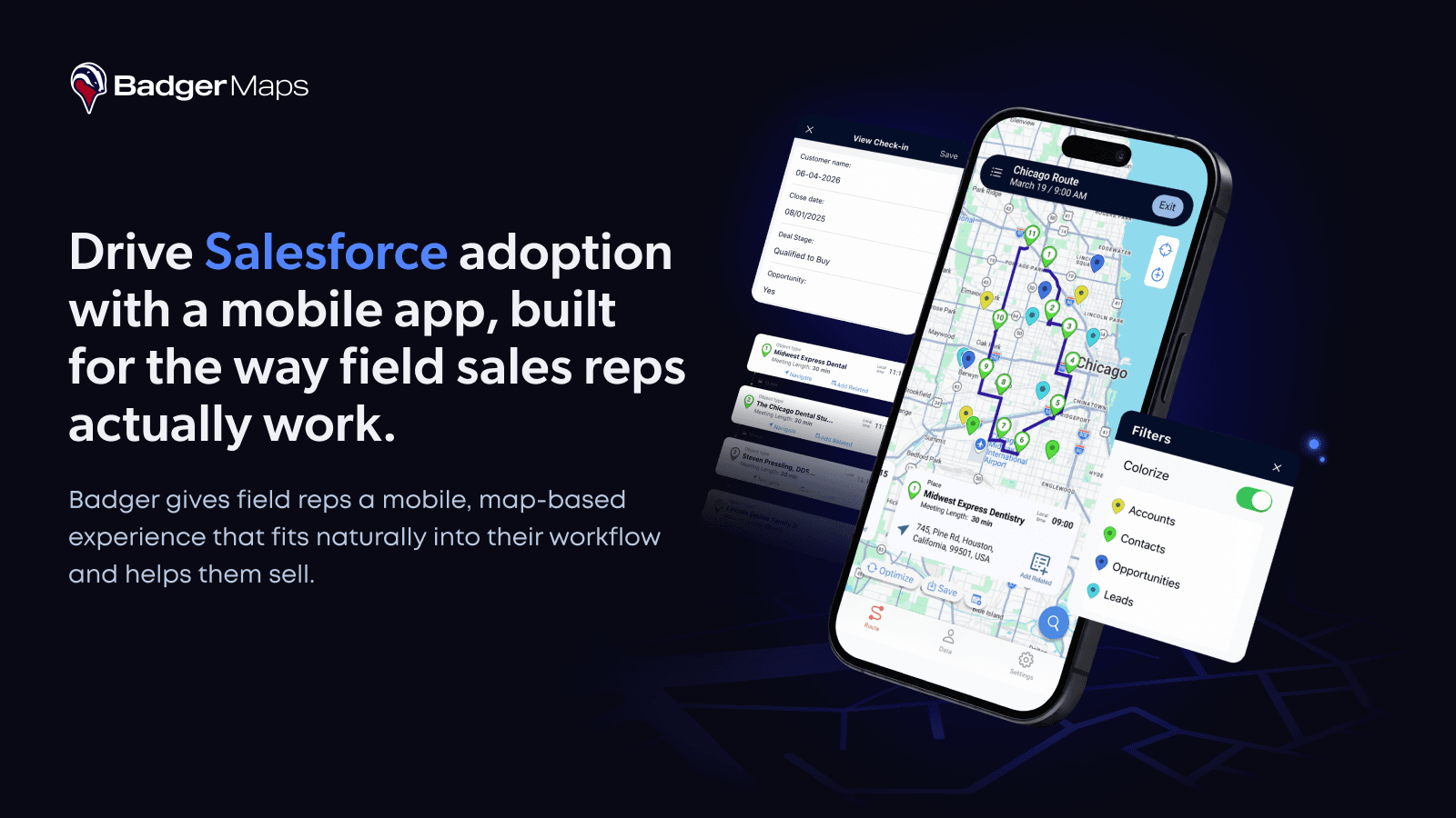 Badger is the mobile-first field sales platform for B2B field teams.