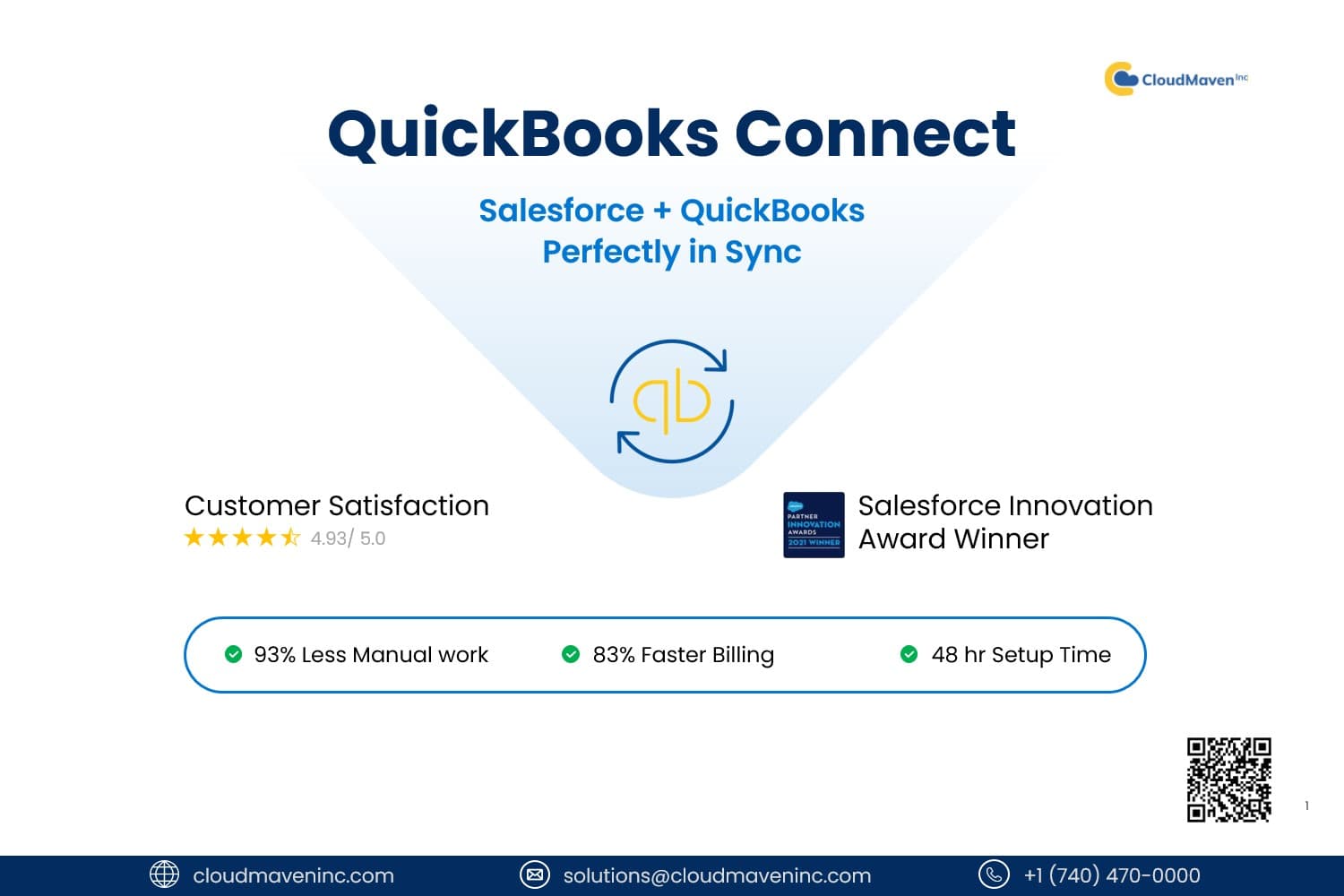 Automate invoicing, payments, and accounting with seamless Salesforce QuickBooks integration