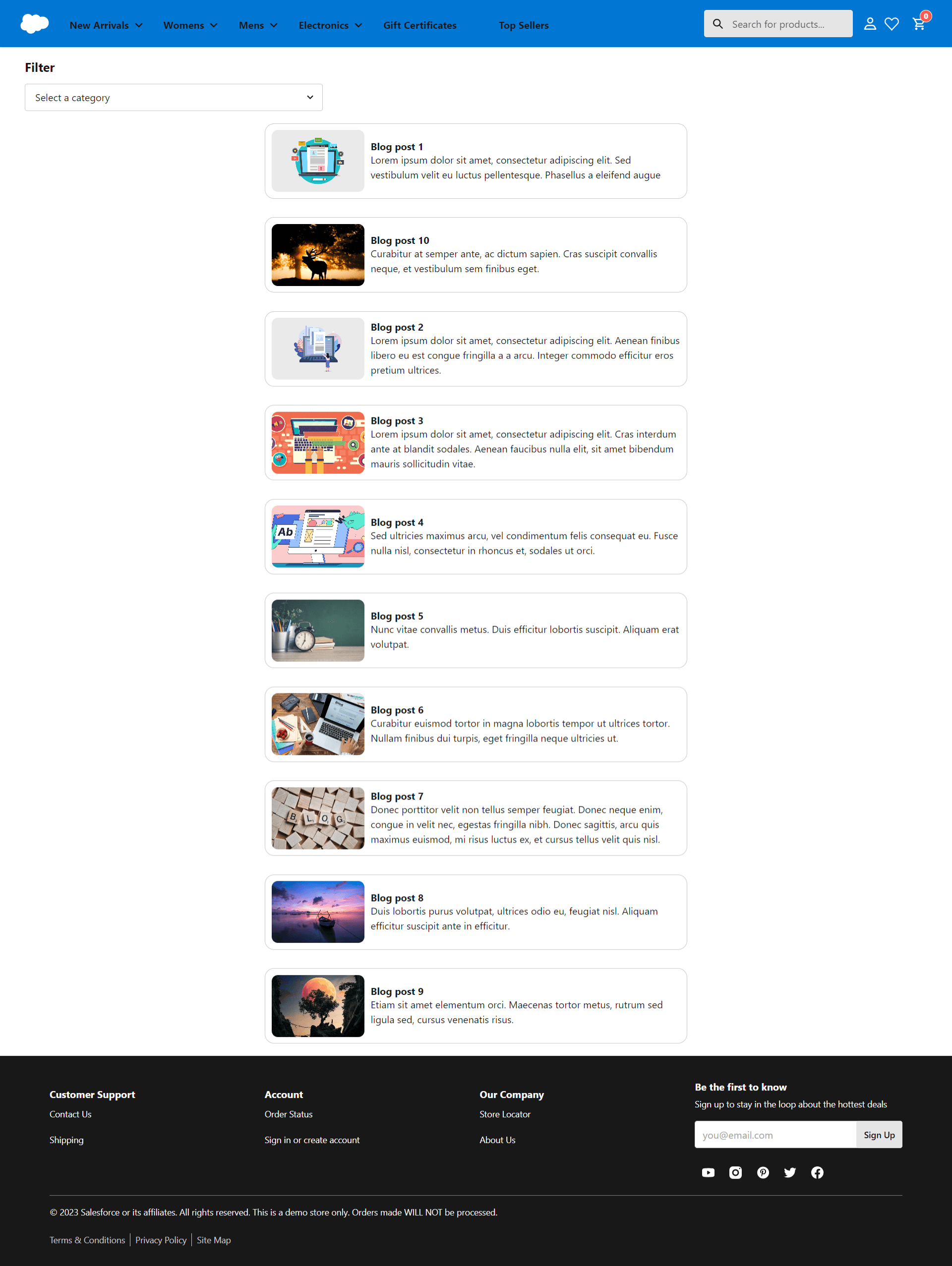 Publish your Blog created in Contentful
