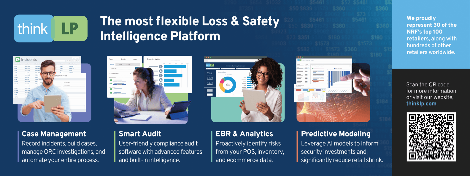 Incident Reporting, Case/Investigation Management, Crime Linking, Smart Audit, Analytics, & EBR