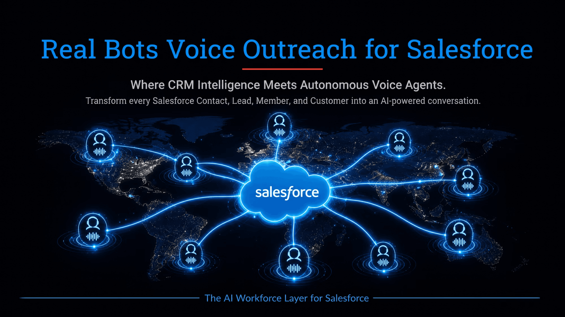 Real Bot Agents for Voice Out Reach from Salesforce