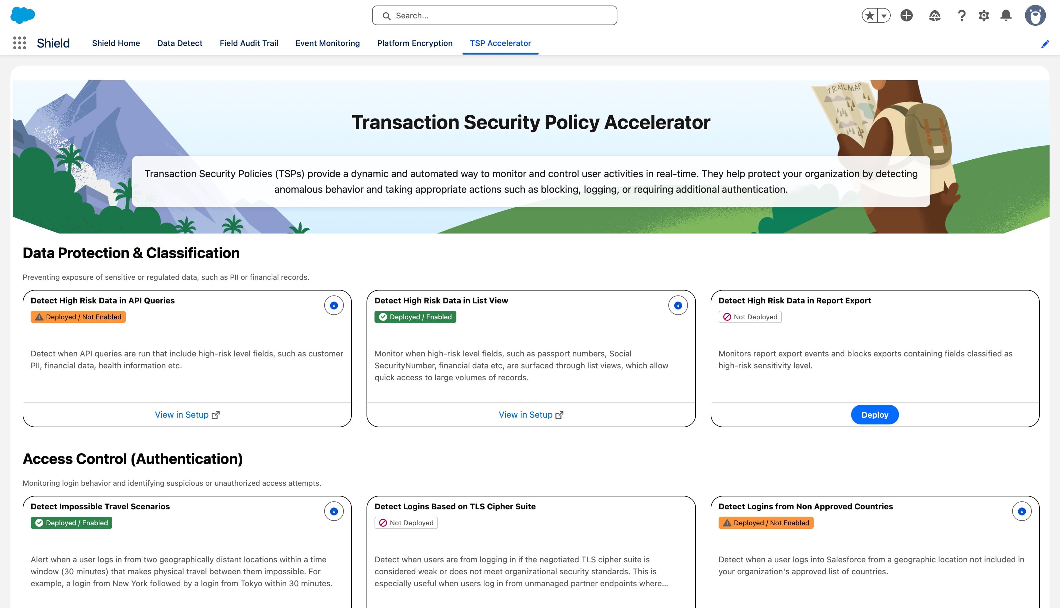 TSP Accelerator Main Page