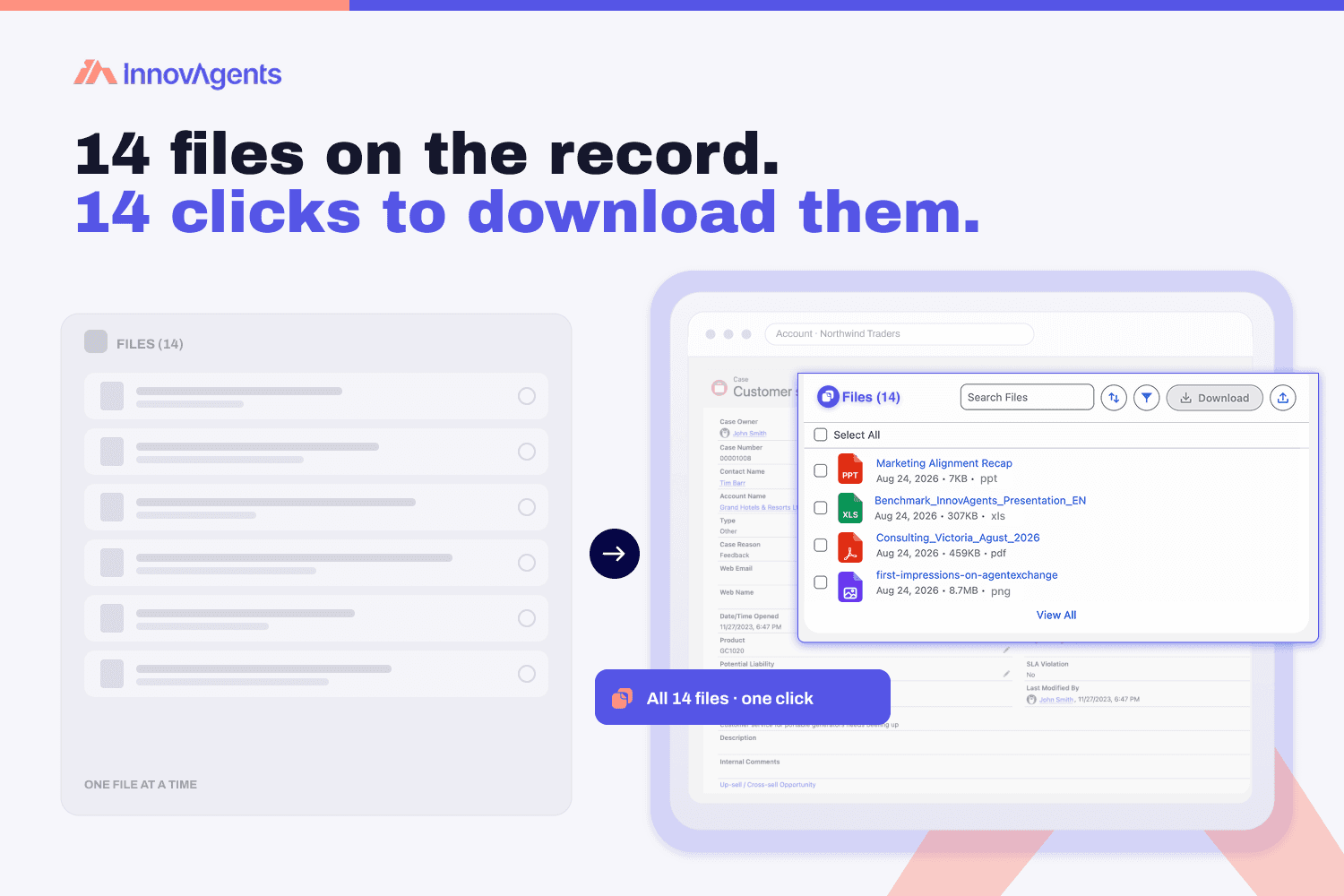 Enhanced Files turns one-by-one downloads into downloading multiple files at once.