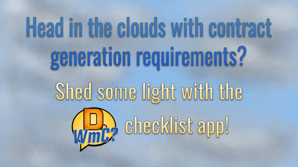 A free application for contract generation that won't leave you asking, "Dude Where's My Contract?"