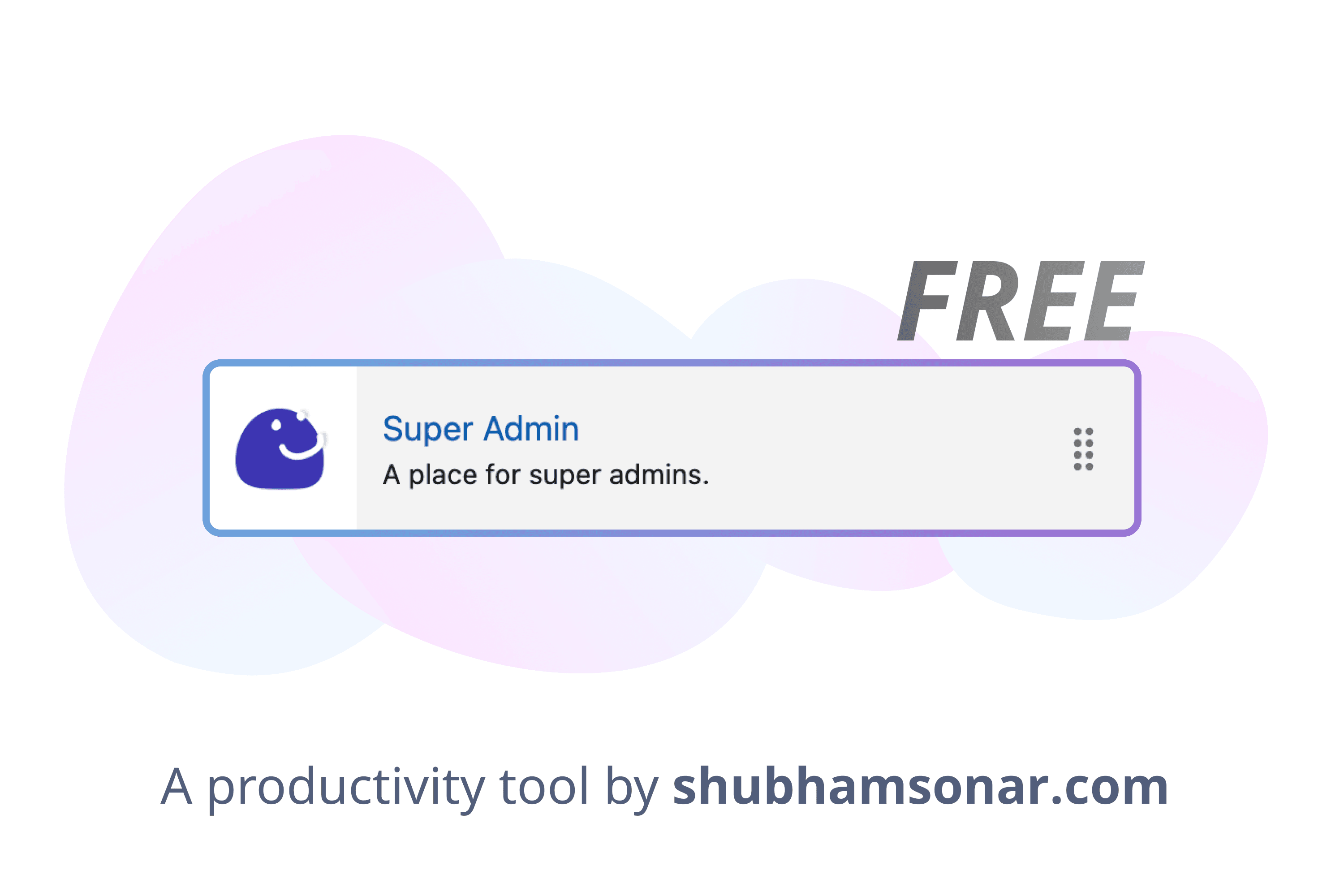 Super Admin Banner
