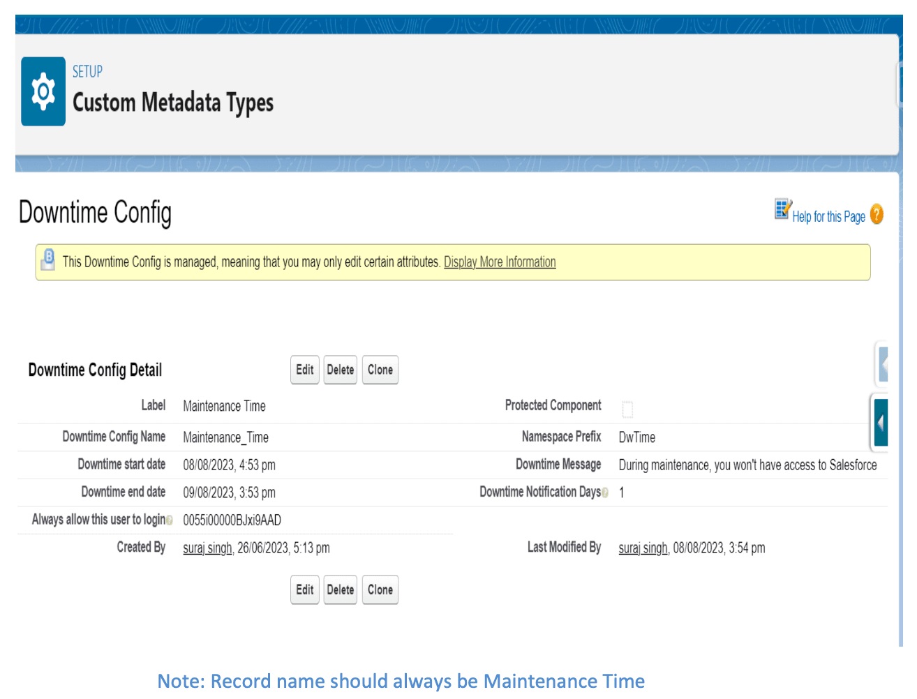 Custom Metadata