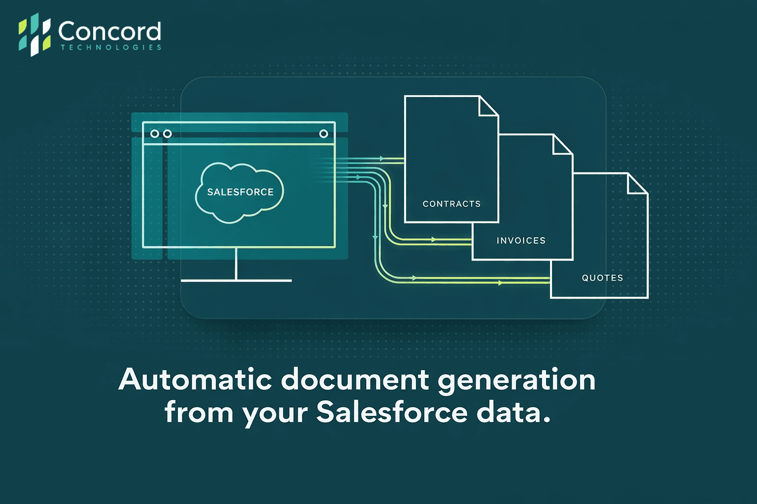 Automatically generate documents from Salesforce data, turning records into contracts and invoices.