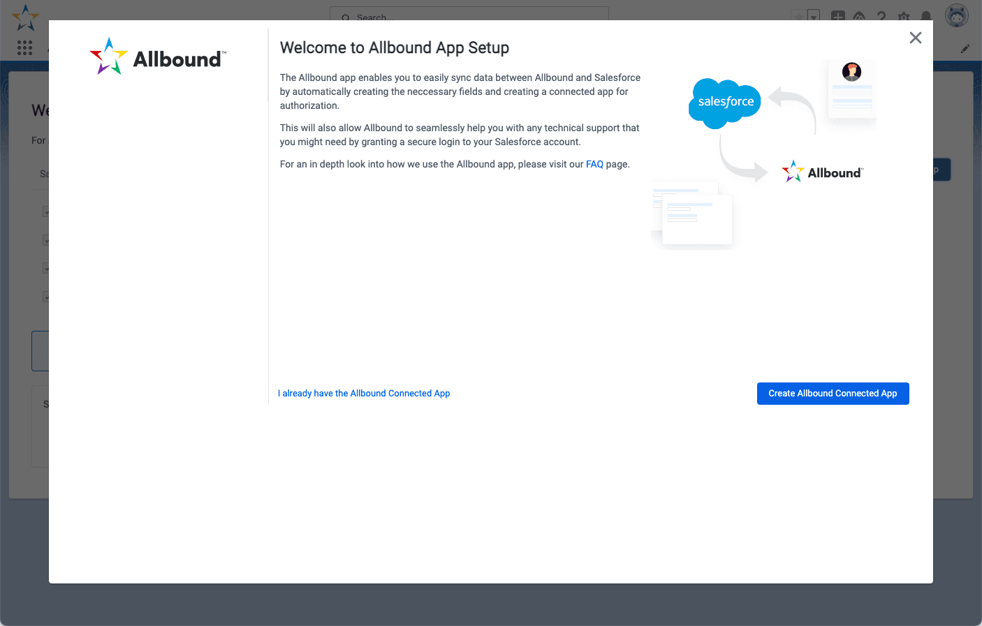 Allbound App Splash Screen