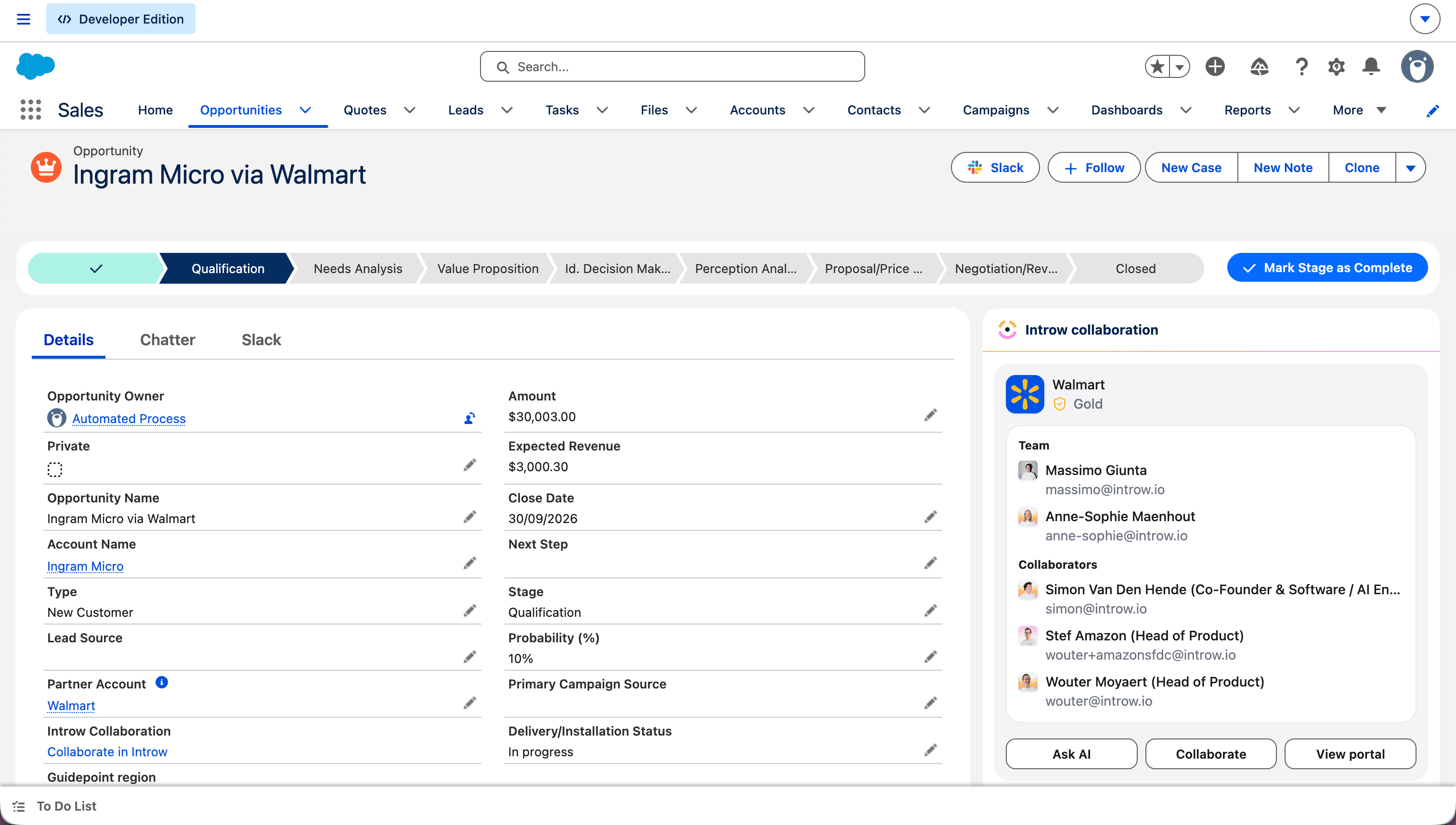 Work with partners from inside Salesforce