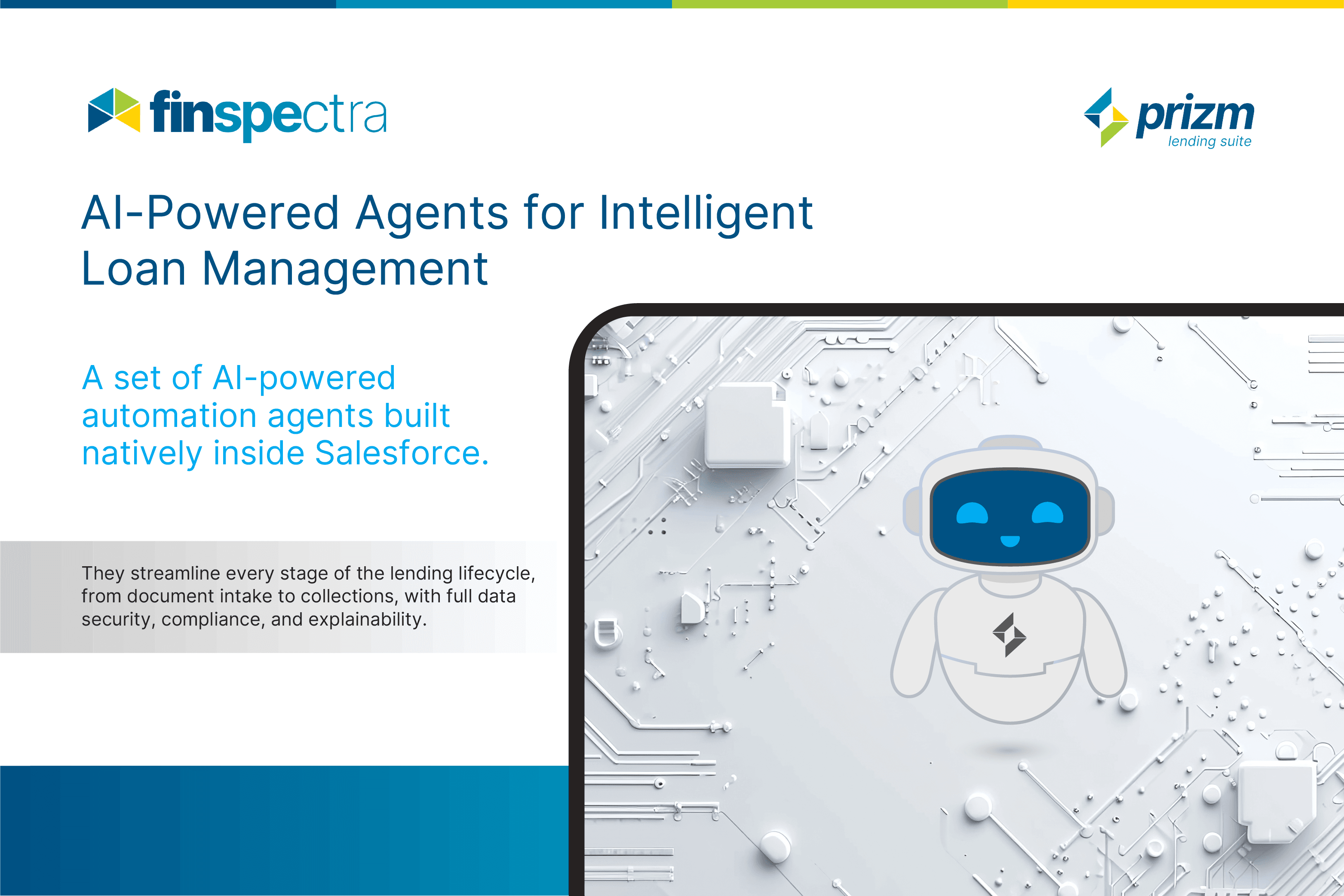 AI-powered loan management automation for every stage of the lending lifecycle in Salesforce.