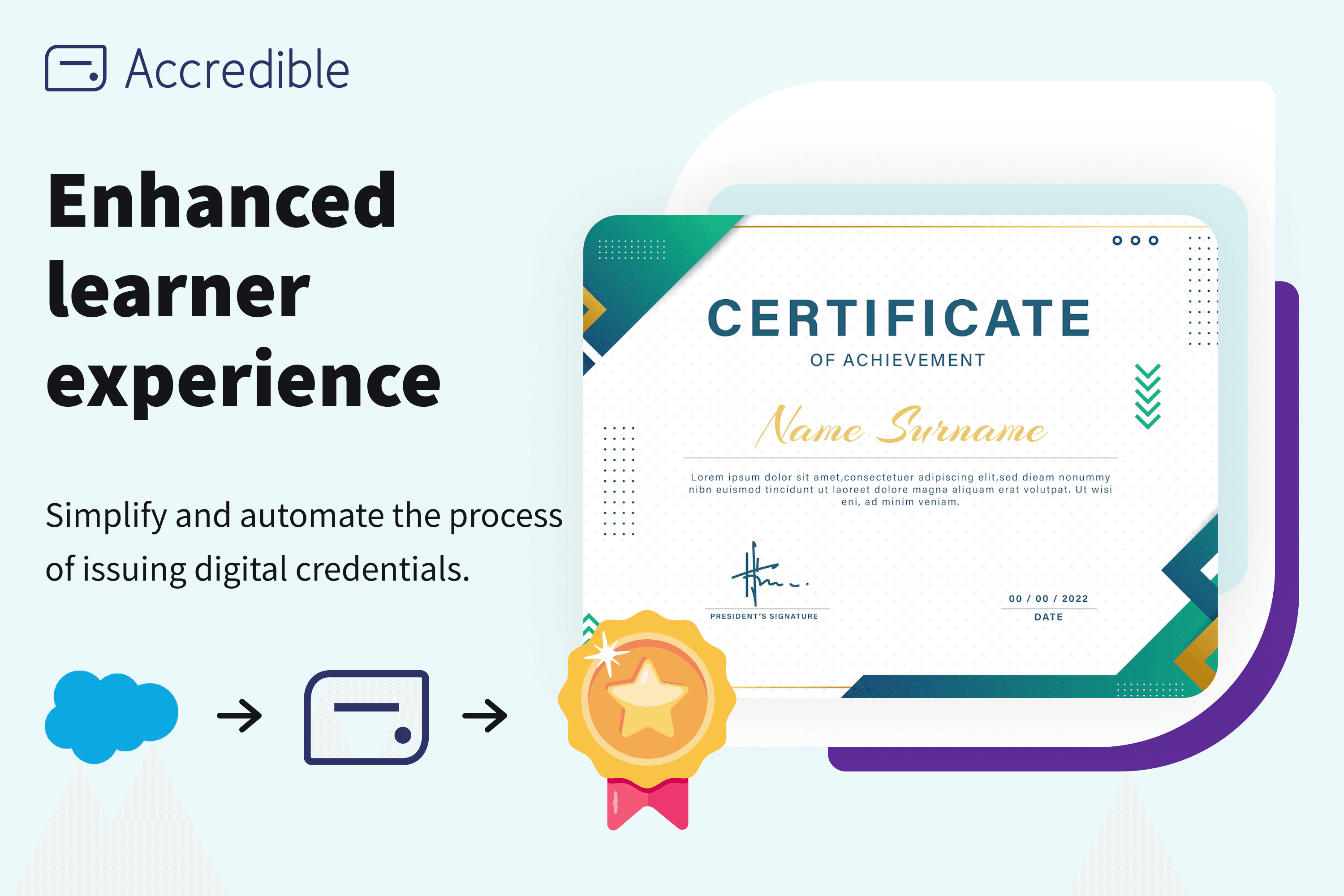Simplify and automate the process of issuing digital credentials