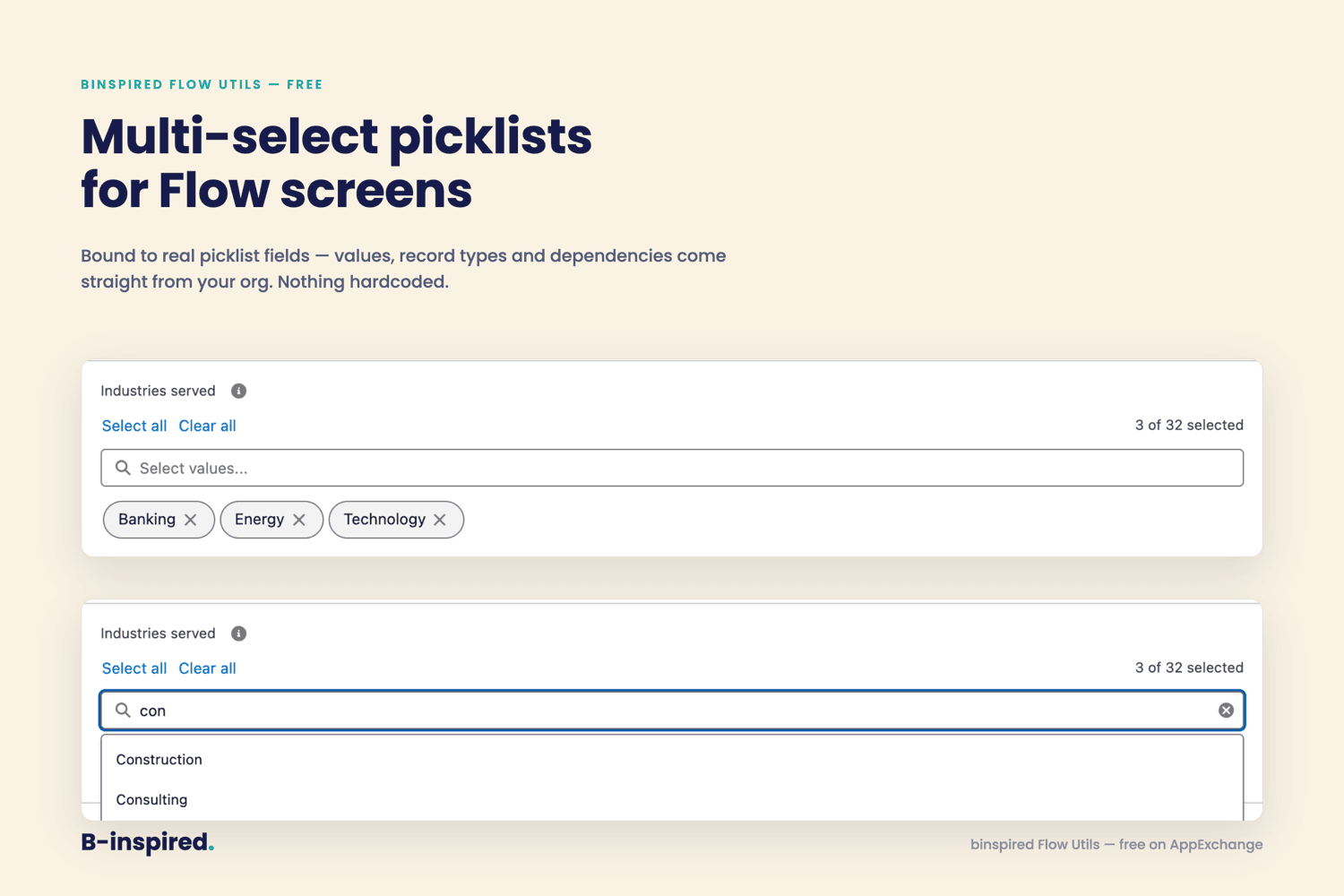 Multi-select picklists for Flow screens