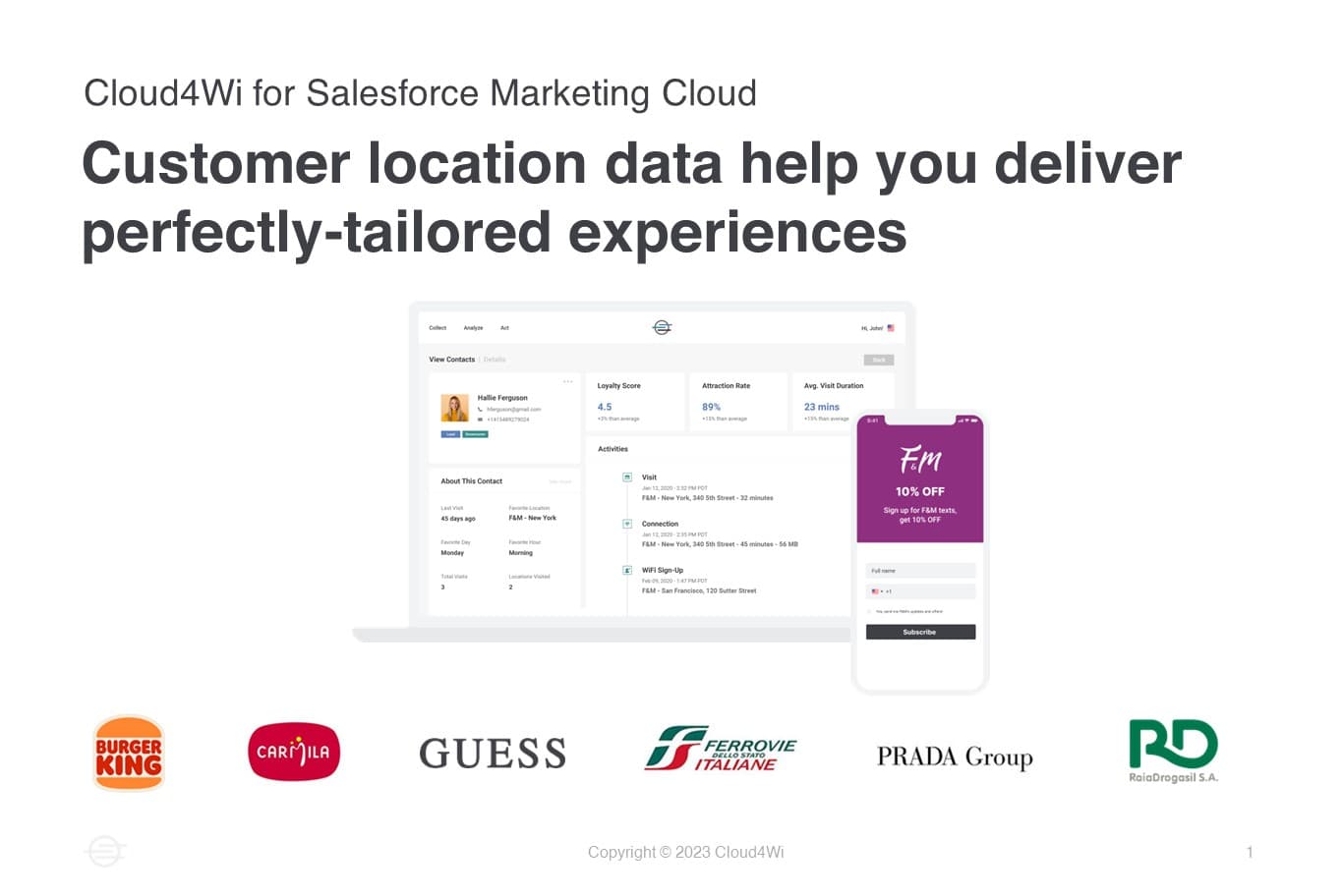 Cloud4Wi | Customer Location Data for Salesforce Marketing Cloud