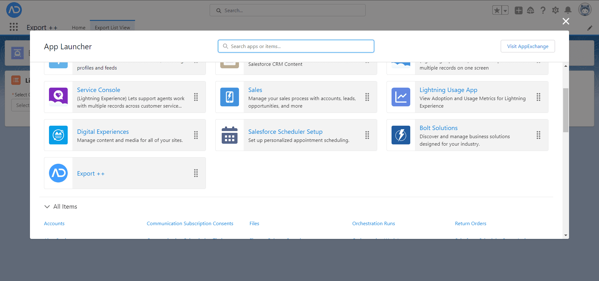 App Launcher