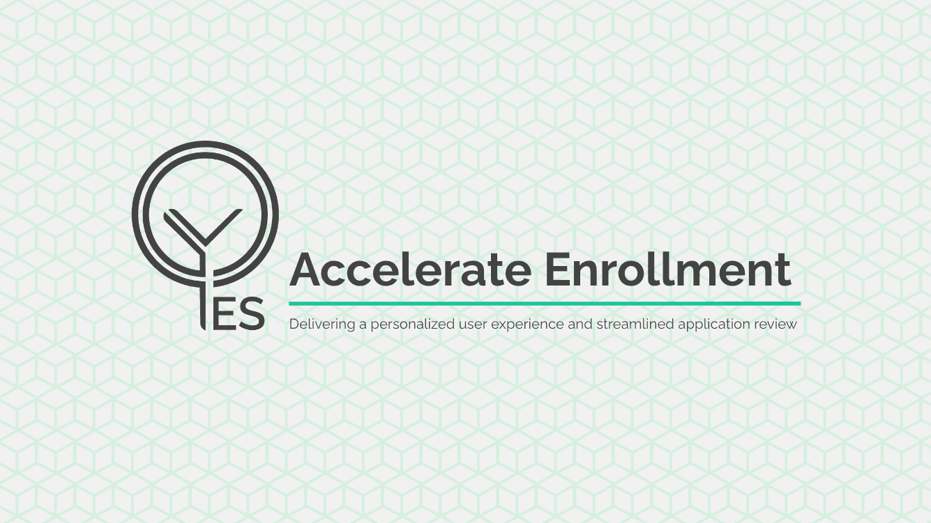 YES – Accelerate Enrollment