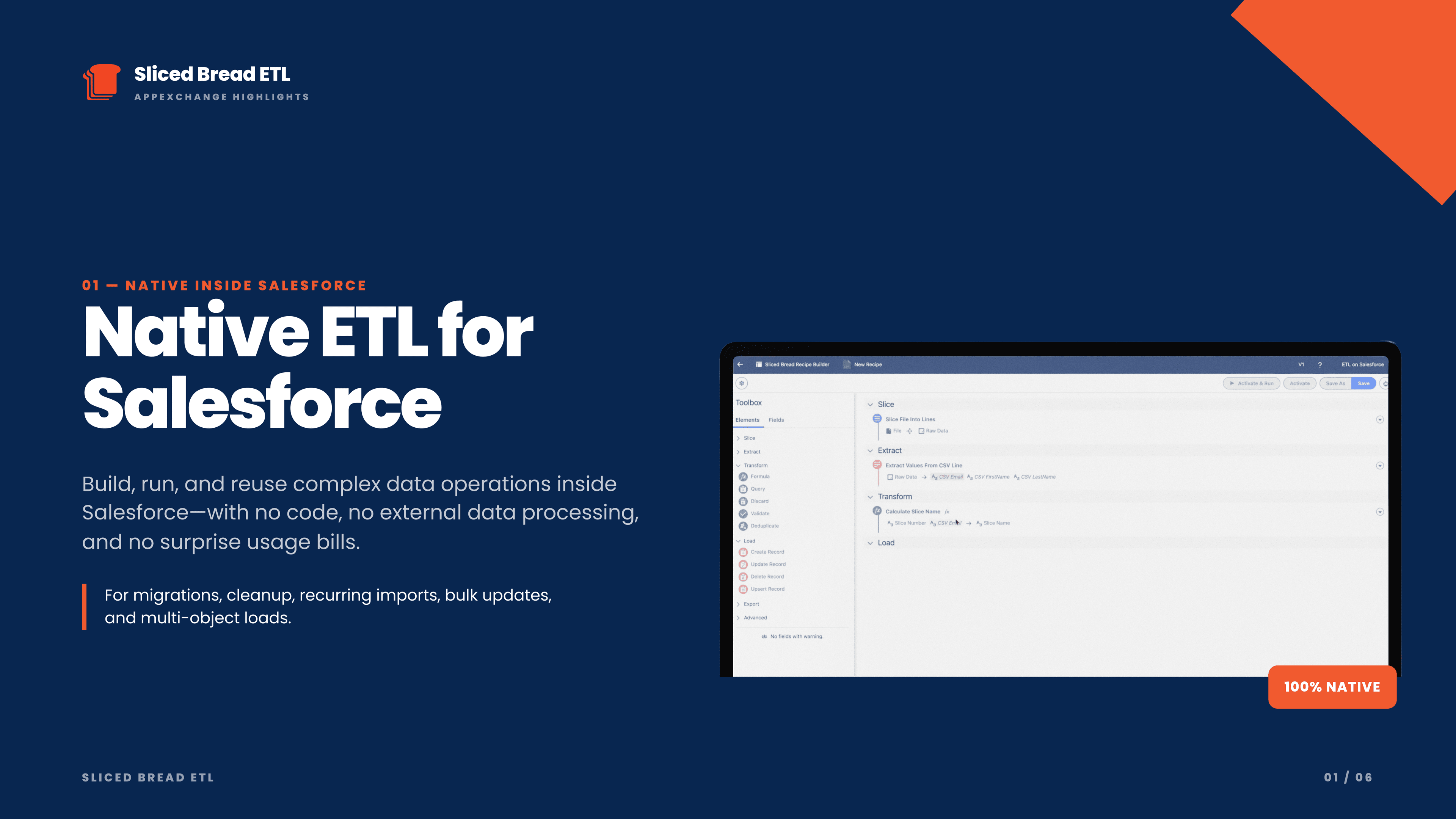 Native ETL for Salesforce