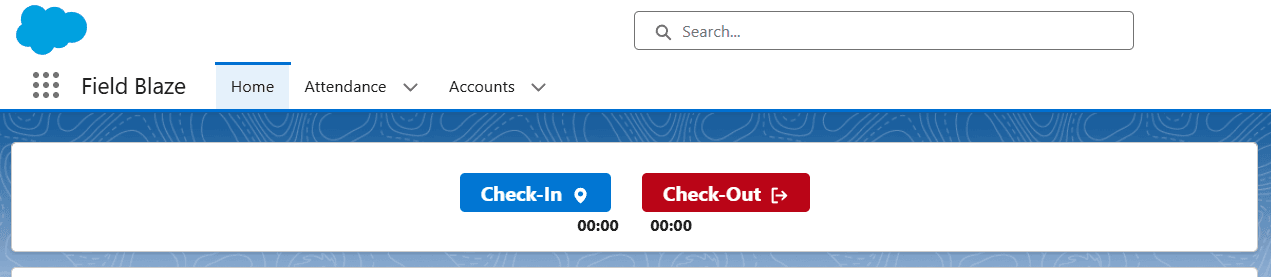 in Above Image you will find the attendance on Field Blaze home Page.