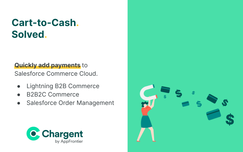 Chargent for Commerce Cloud - Cybersource, Stripe, PayTrace and other payment gateways