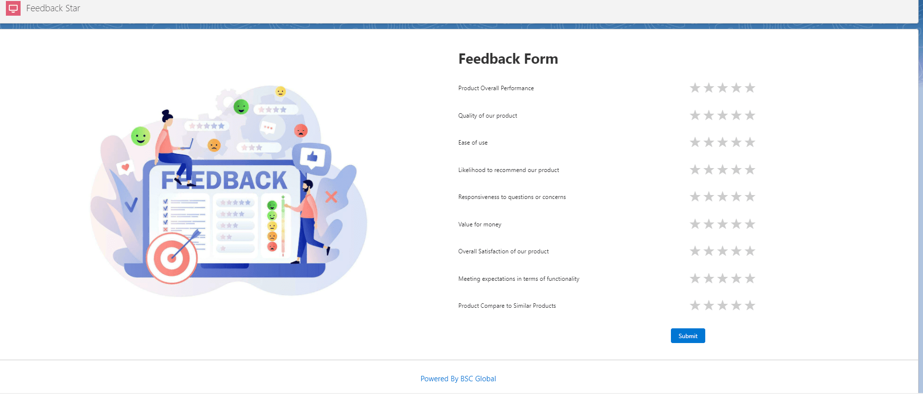 Feedback form