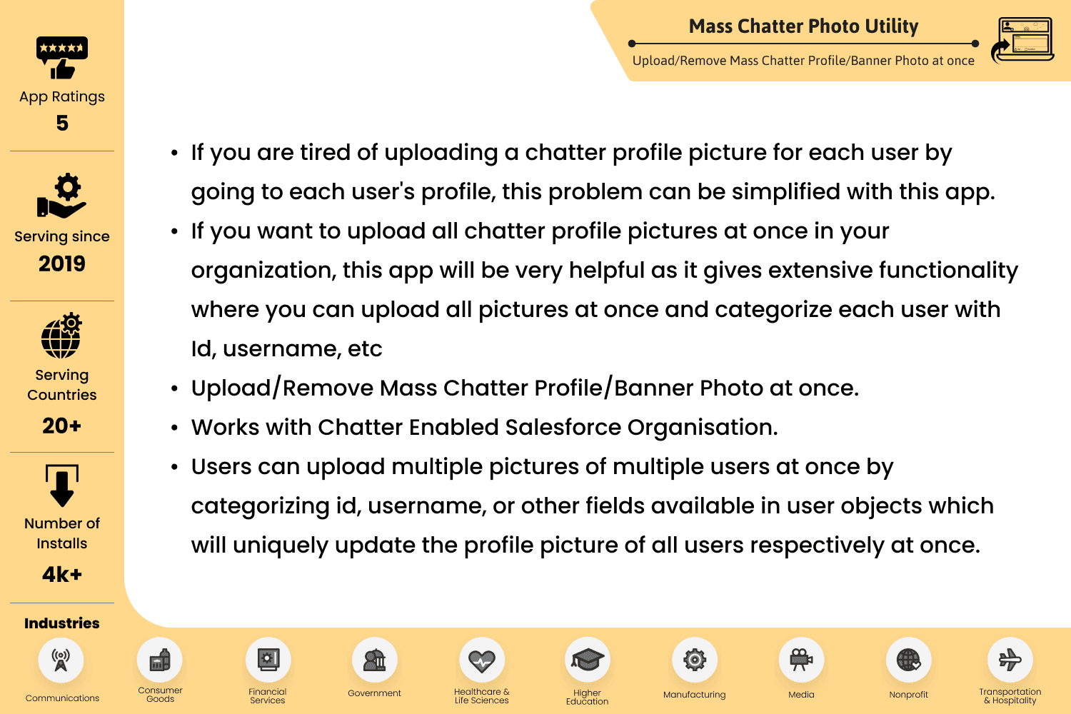 About the Mass Chatter Photo Utility App