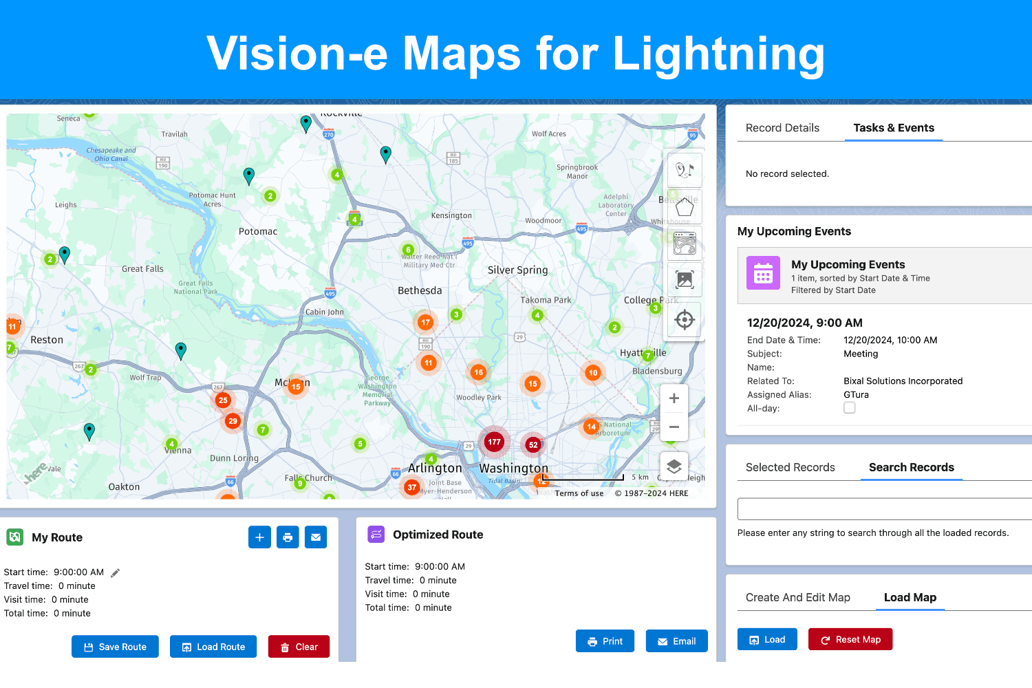 Map Accounts, Contacts, Leads, and Custom Objects