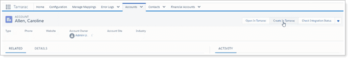 Create Clients and Household directly from Salesforce