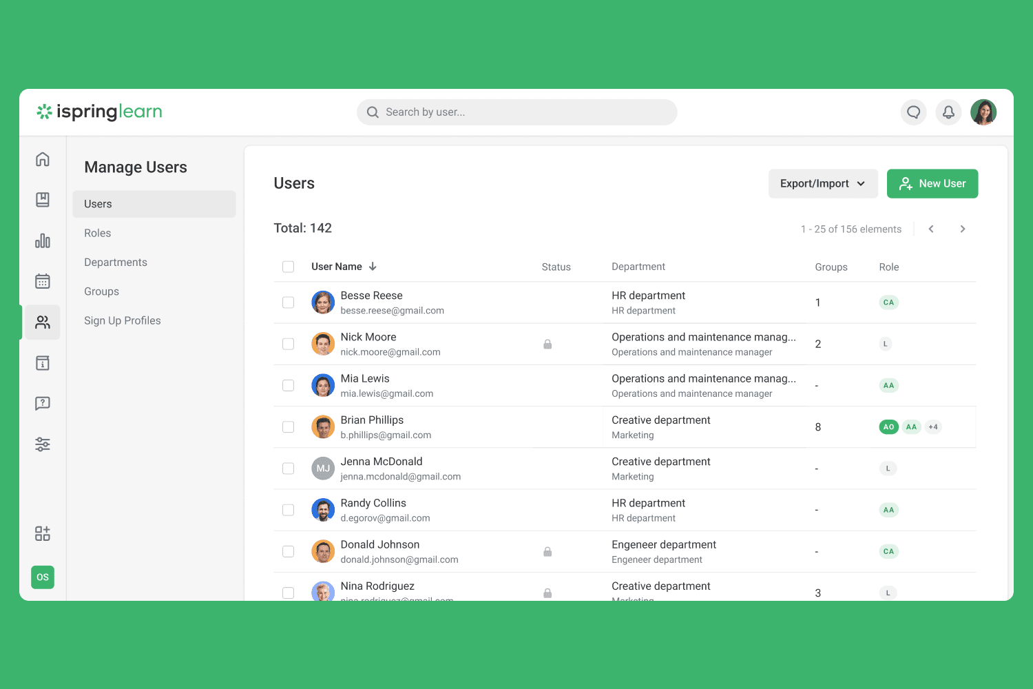 Integrate your iSpring Learn LMS with Salesforce.