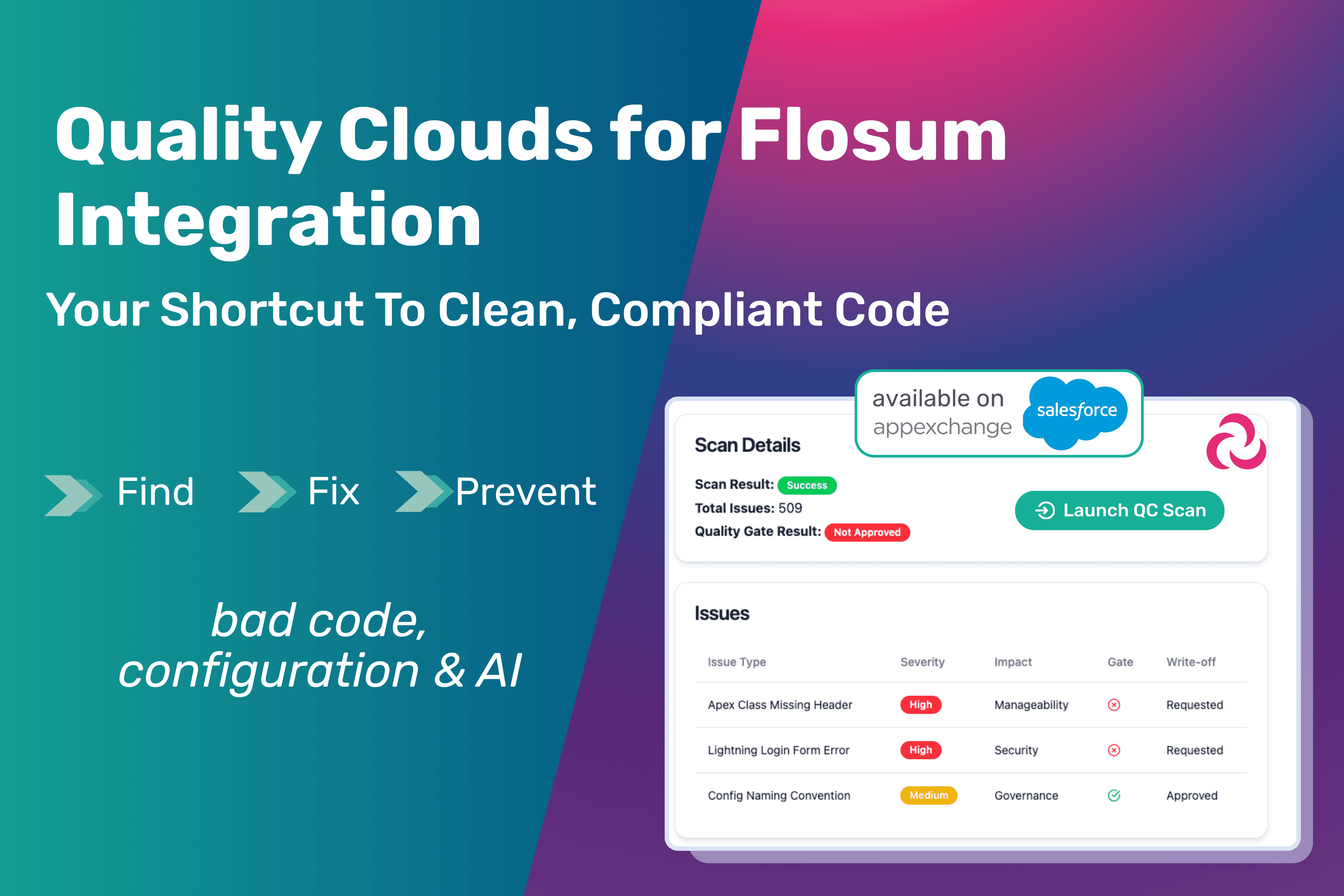 Find, fix and prevent issues before deployment.