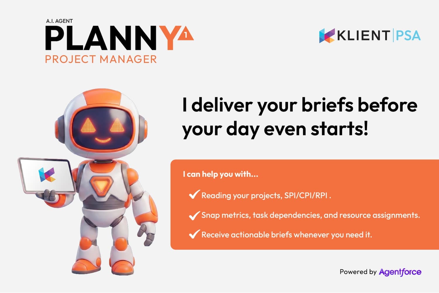 I deliver your briefs before your day even starts