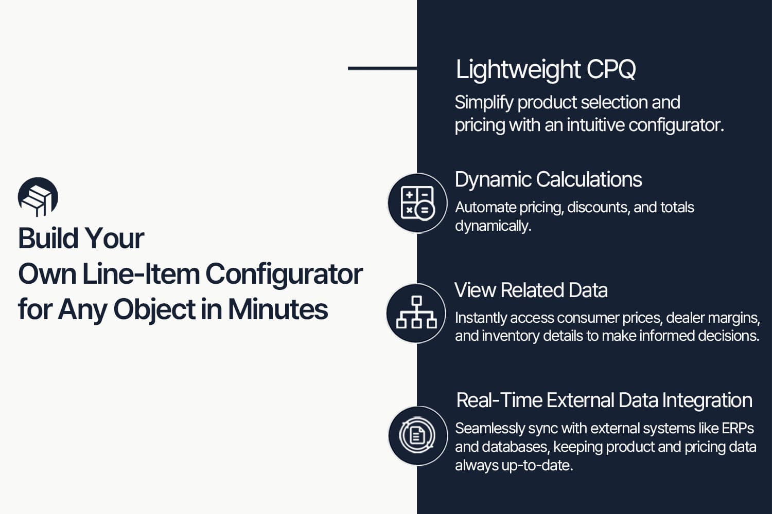 SmallBuilder LineItems Key Features