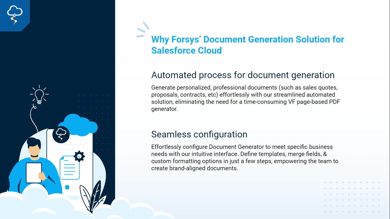 Why Forsys’ Document Generation Solution for Salesforce Cloud