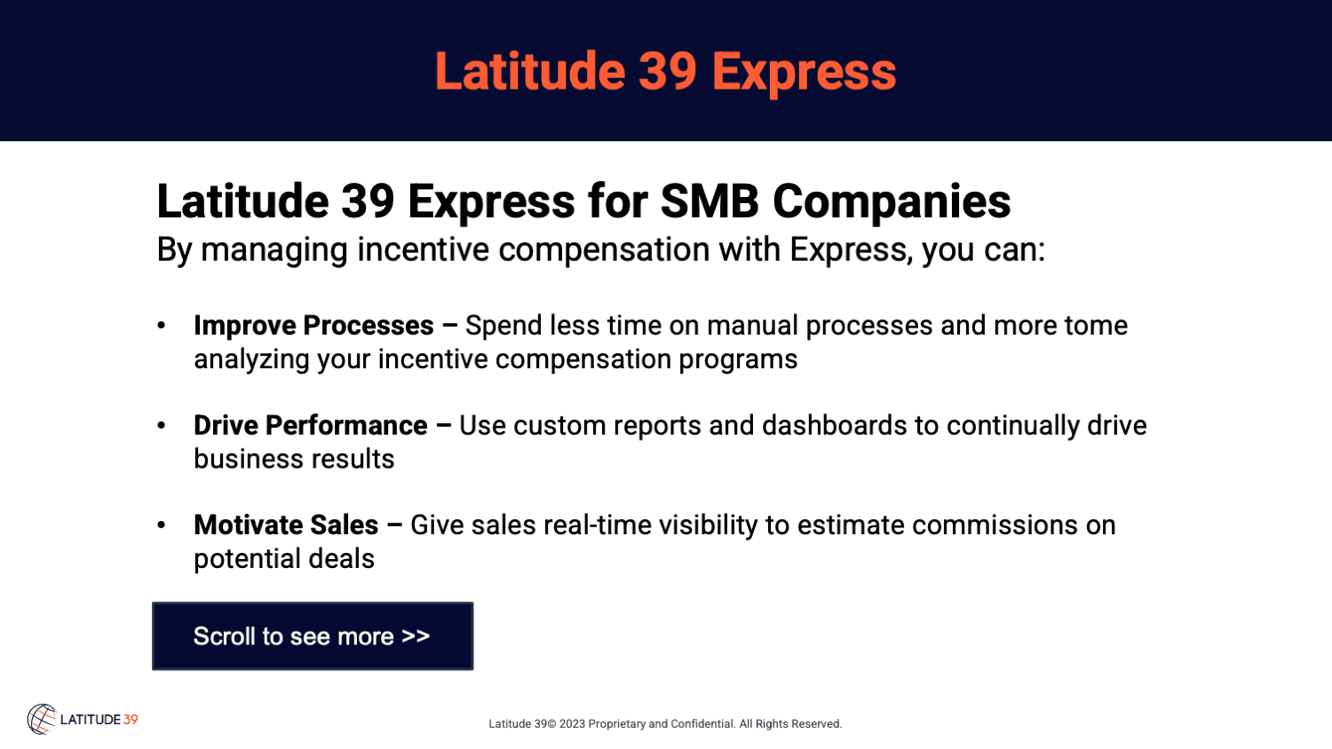 Latitude 39 Express for SMB Companies