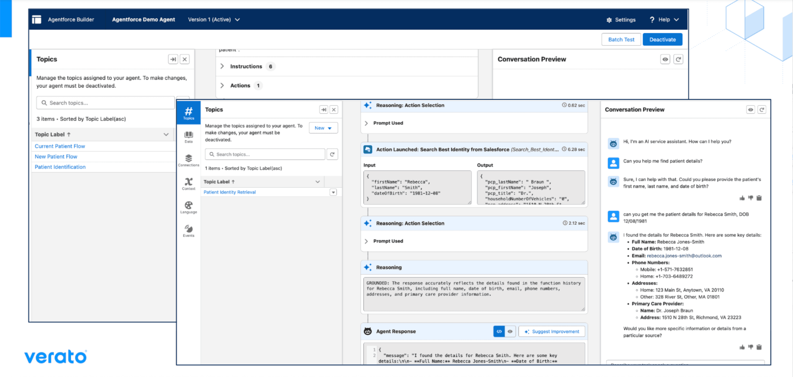 Configure Agents with Trusted Identity Data from Verato