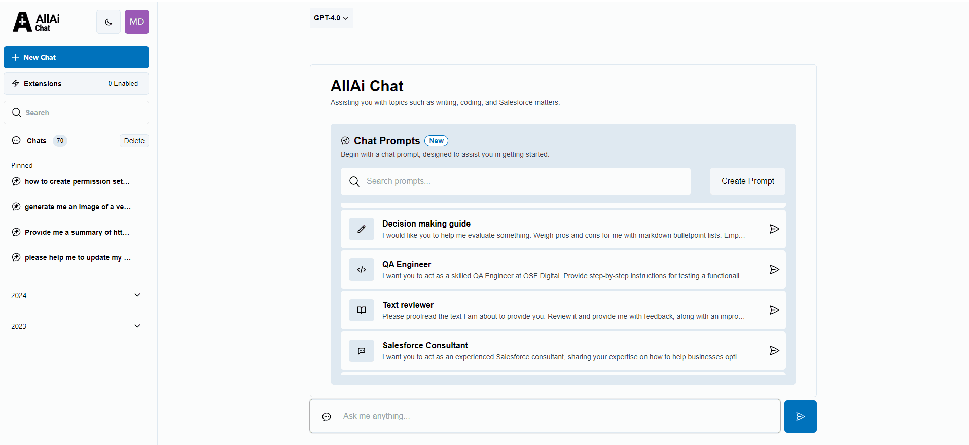 Your Knowledge Assistant to help with daily tasks by providing meaningful answers to queries