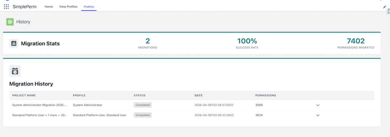 Every migration logged, every change auditable.