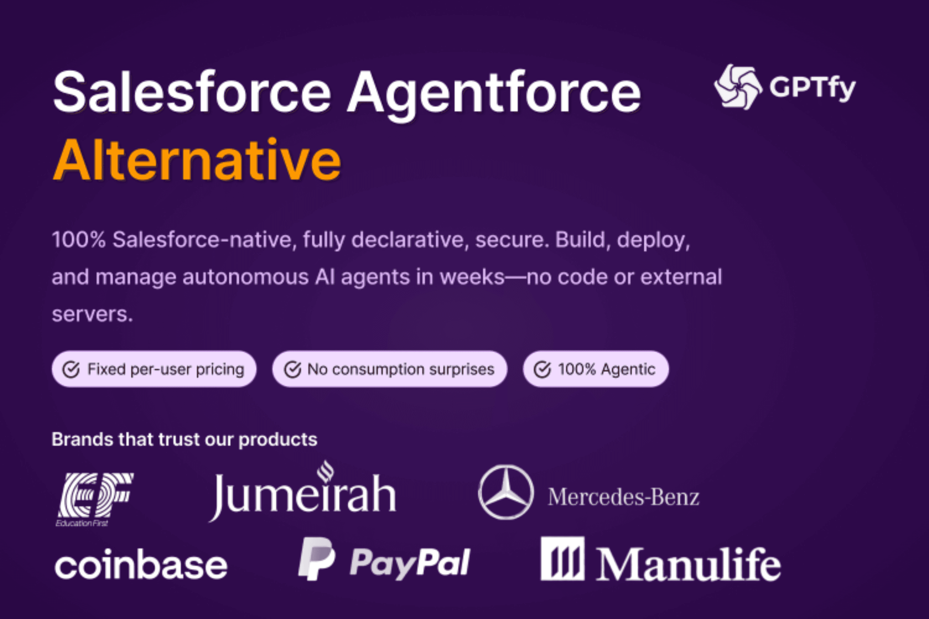Salesforce Agentforce Alternative