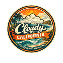 Cloudy in California logo