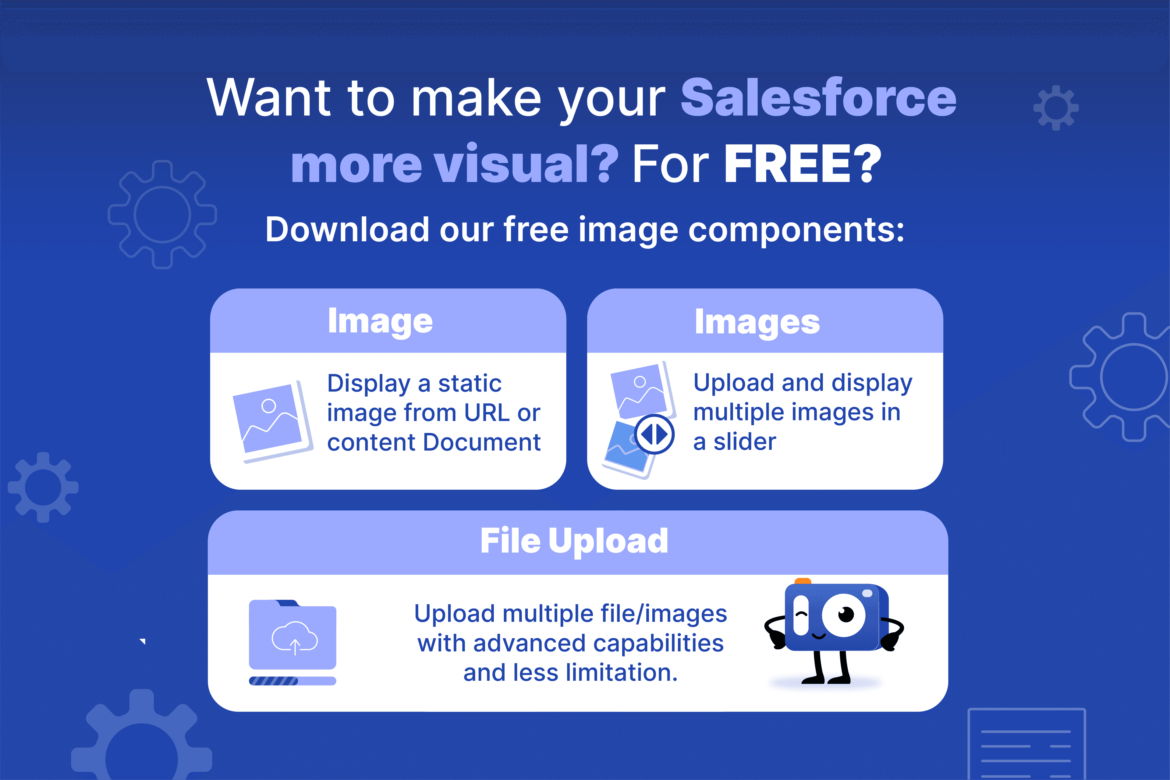 FREE COMPONENTS: Image Display - Image Slider - Images File Upload
