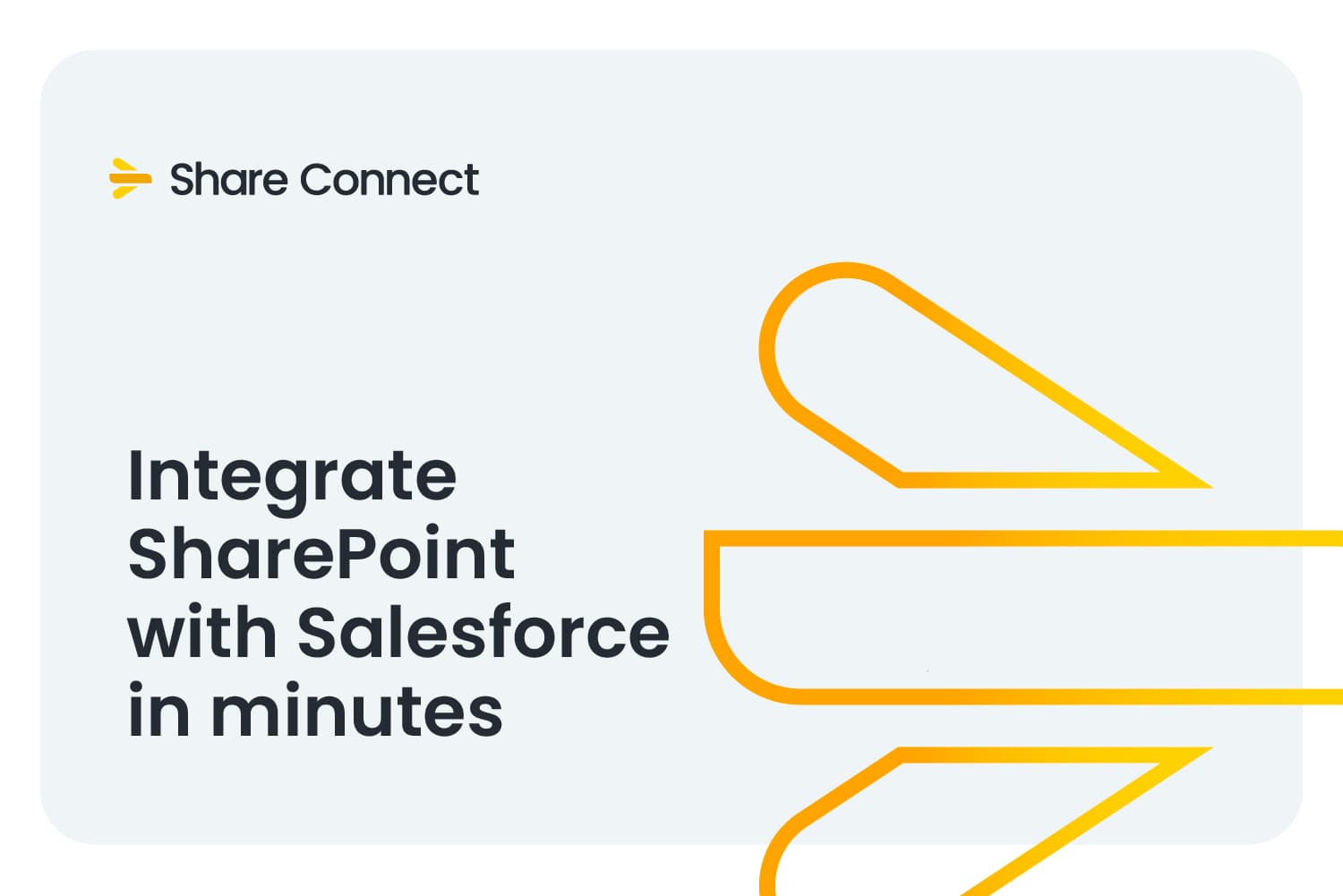 Integrate SharePoint with Salesforce with just a few clicks!
