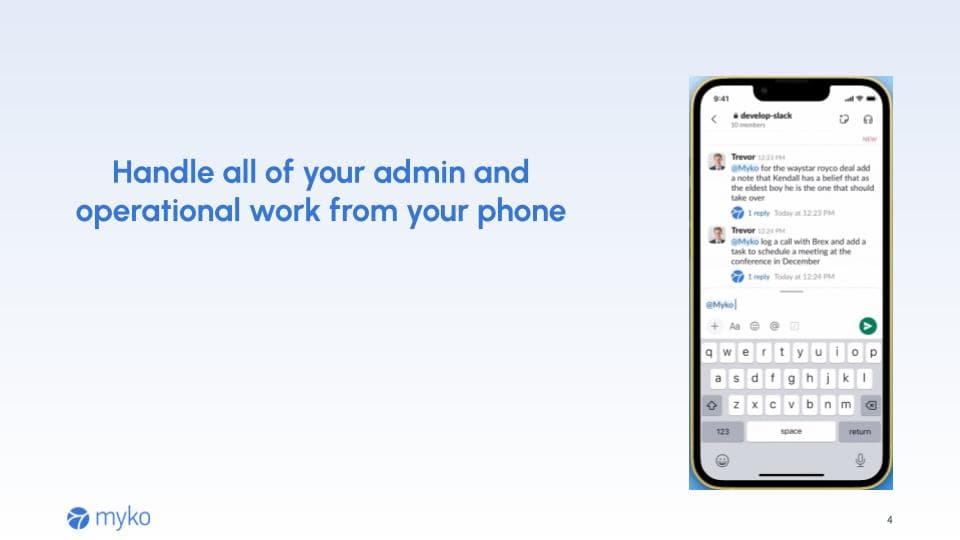 Use Myko with the Salesforce Mobile App