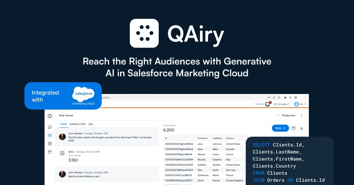 Reach the right audience with generative AI in SFMC