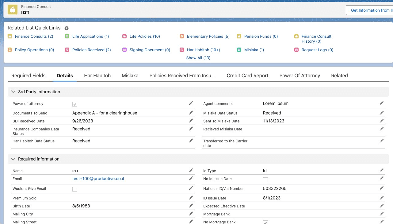 Finance Consult overview