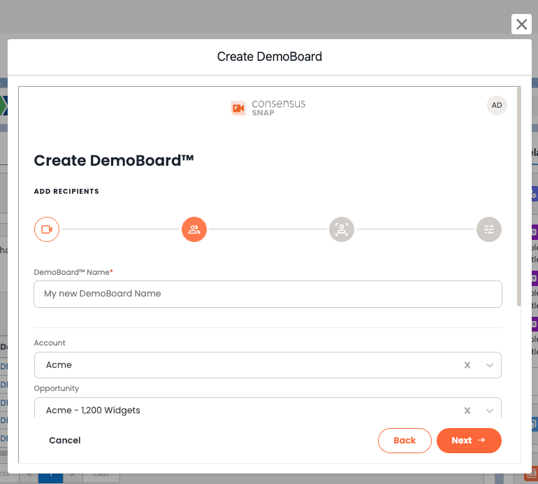 Create DemoBoard in Salesforce