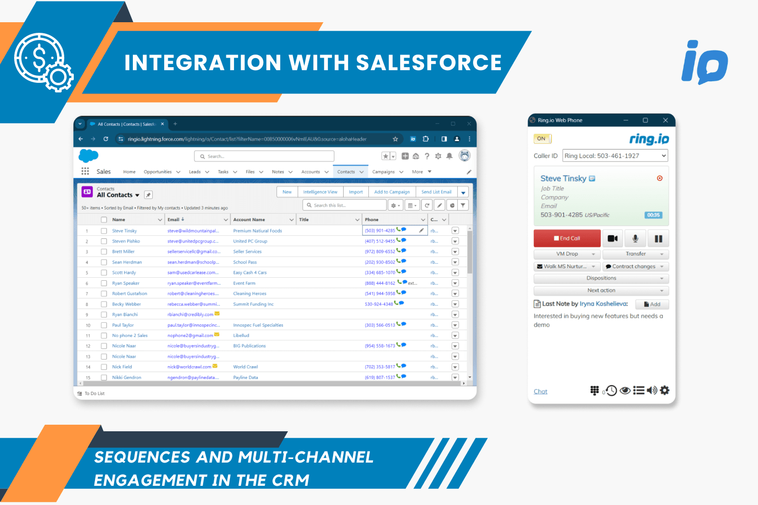 Integration with Salesforce