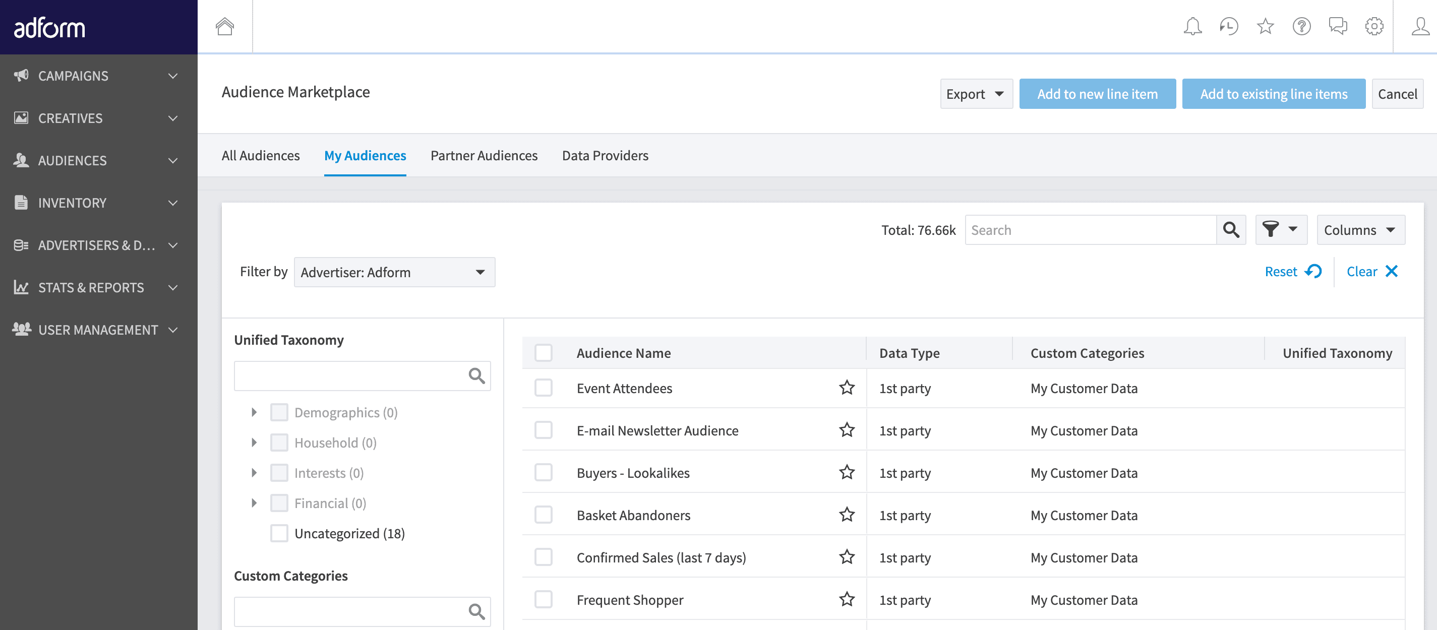 Adform Audience Marketplace